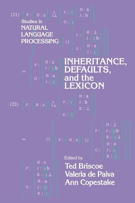 Produktbild: Inheritance, Defaults and the Lexicon
