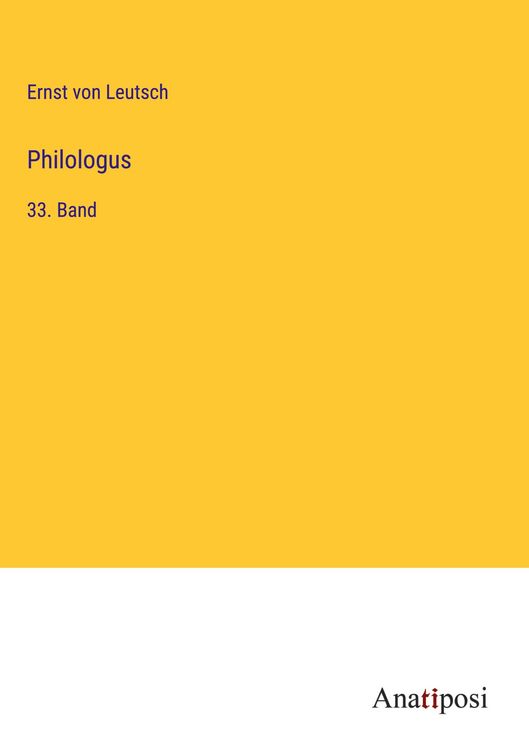 Produktbild: Philologus
