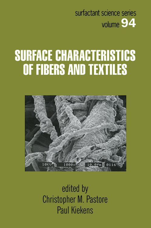 Produktbild: Surface Characteristics of Fibers and Textiles