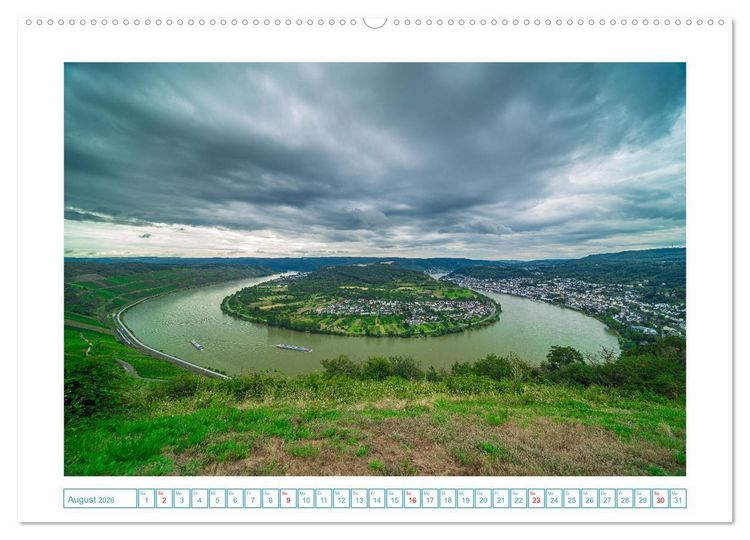 Produktbild: Naturwunder - Deutschlands Flussschleifen (hochwertiger Premium Wandkalender 2026 DIN A2 quer), Kunstdruck in Hochglanz