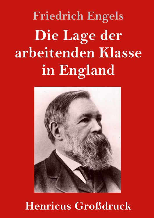 Produktbild: Die Lage der arbeitenden Klasse in England (Gro&szlig;druck)