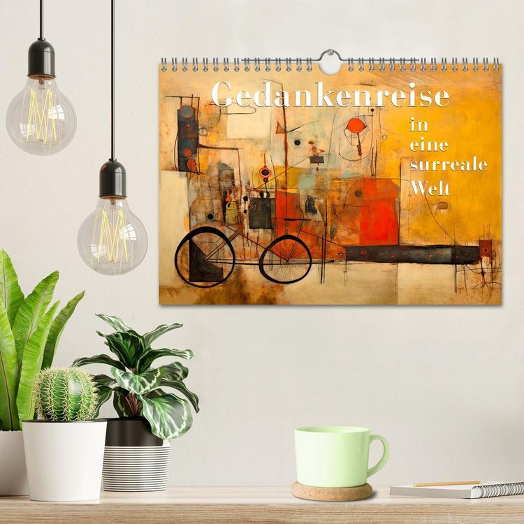 Produktbild: Gedankenreise in eine surreale Welt (Wandkalender 2026 DIN A4 quer), CALVENDO Monatskalender