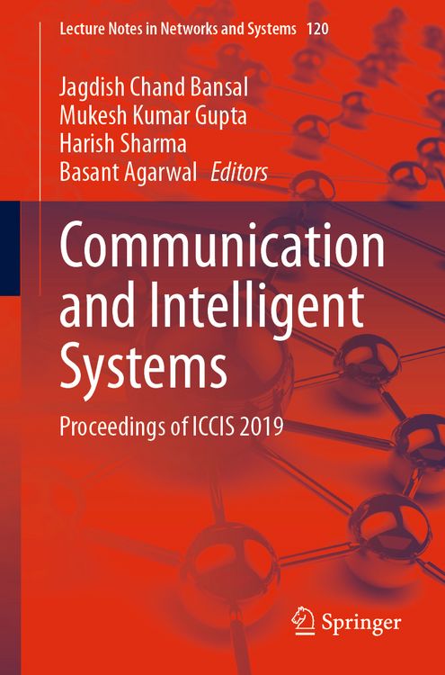 Produktbild: Communication and Intelligent Systems
