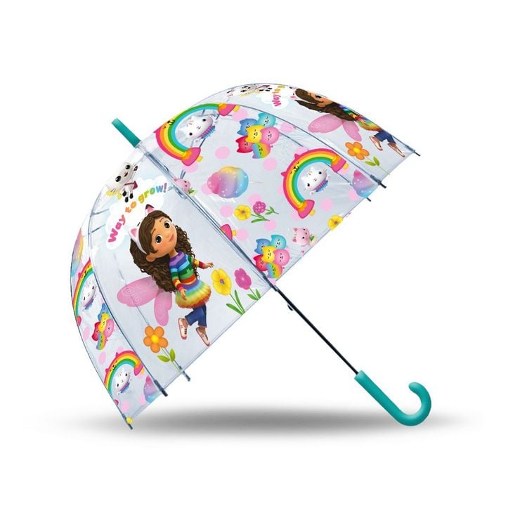 Produktbild: Regenschirm GABBY&acute;S DOLLHOUSE transparent &Oslash;46cm