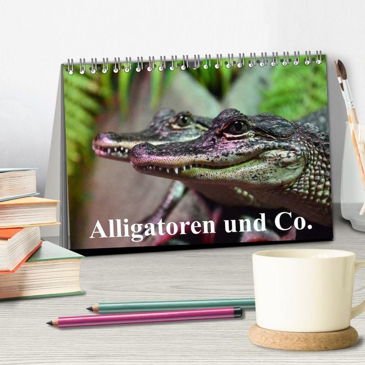 Produktbild: Alligatoren und Co. (Tischkalender 2026 DIN A5 quer), CALVENDO Monatskalender