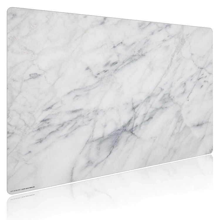 Produktbild: Cover-your-desk Schreibtischunterlage f&uuml;r Kinder und Erwachsene Marmor, aus hochwertigem Vinyl , 60 x 40 cm