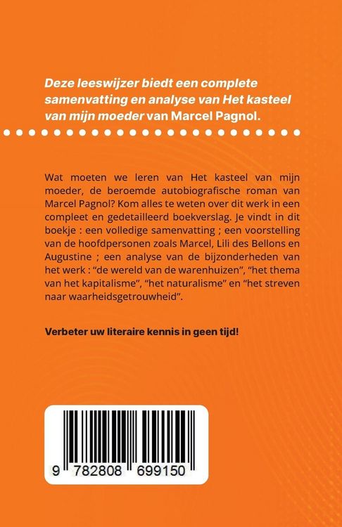 Produktbild: Het kasteel van mijn moeder van Marcel Pagnol (Boekanalyse)
