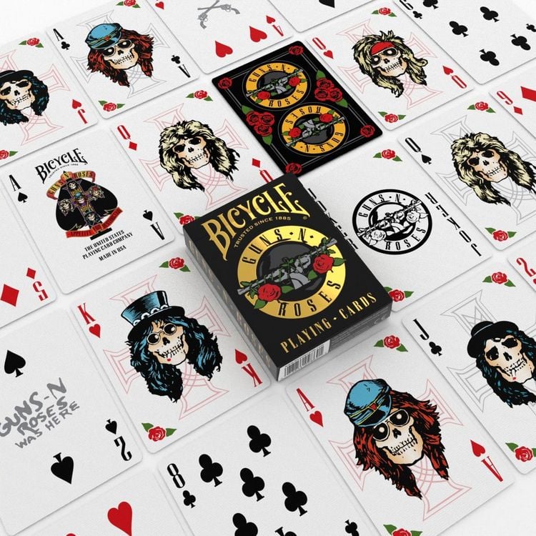 Produktbild: Bicycle Guns N Roses (Designer Spielkarten, Poker, Skat...)