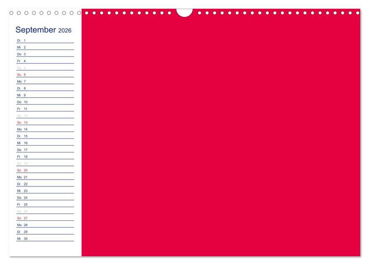 Produktbild: Farbiger Bastelkalender (Wandkalender 2026 DIN A3 quer), CALVENDO Monatskalender
