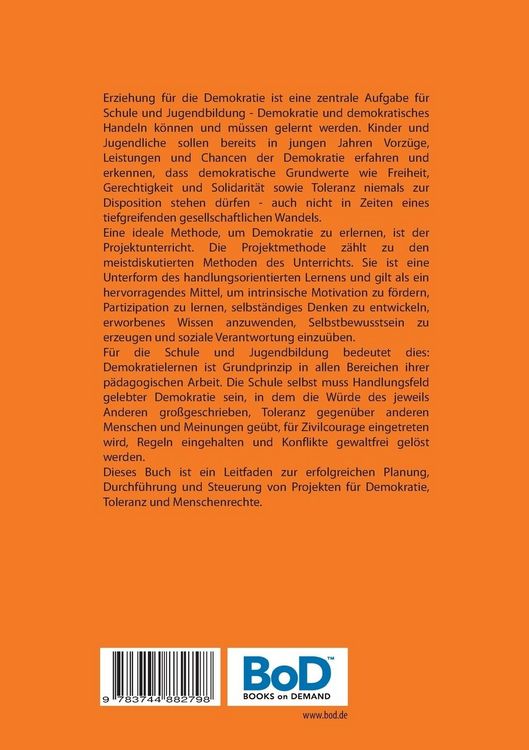Produktbild: 60 praxiserprobte Projektideen f&uuml;r Demokratie, Toleranz und Menschenrechte