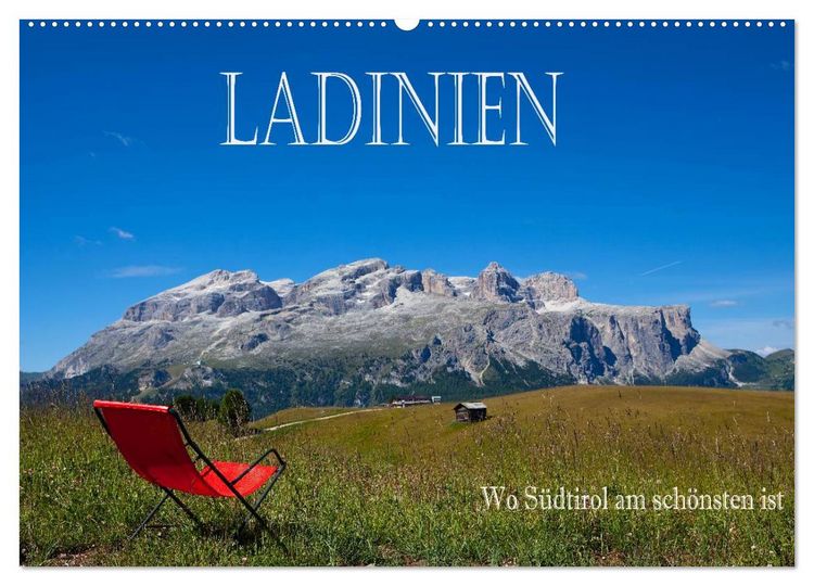 Produktbild: Ladinien - Wo S&uuml;dtirol am sch&ouml;nsten ist (Wandkalender 2026 DIN A2 quer), CALVENDO Monatskalender