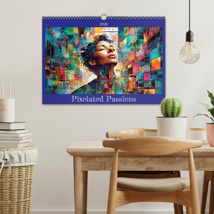 Produktbild: Pixelated Passions (Wall Calendar 2026 DIN A3 landscape), CALVENDO 12 Month Wall Calendar