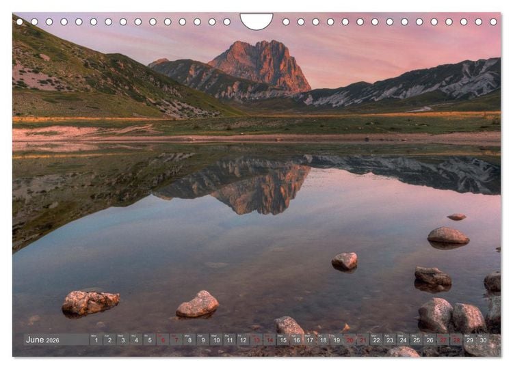 Produktbild: Abruzzo - The wild heart of Italy. (Wall Calendar 2026 DIN A4 landscape), CALVENDO 12 Month Wall Calendar