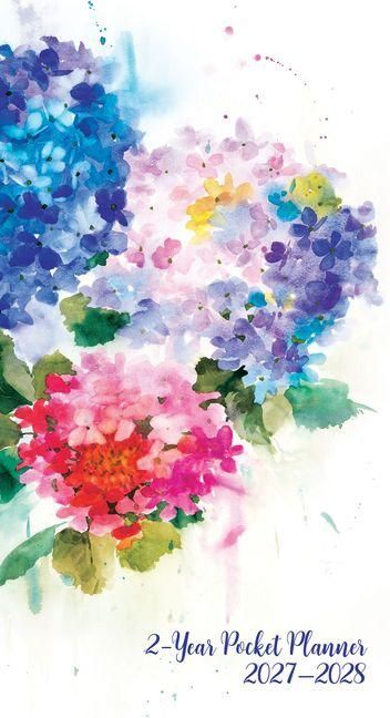 Produktbild: 2027-28 Hydrangeas 2-Year Pocket Planner (24-Month Calendar)
