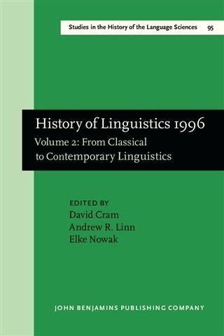 Produktbild: History of Linguistics 1996
