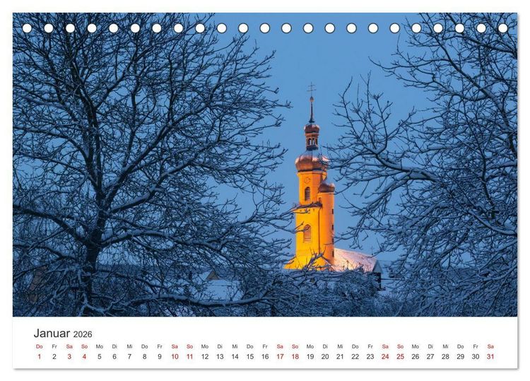 Produktbild: Eibelstadt (Tischkalender 2026 DIN A5 quer), CALVENDO Monatskalender