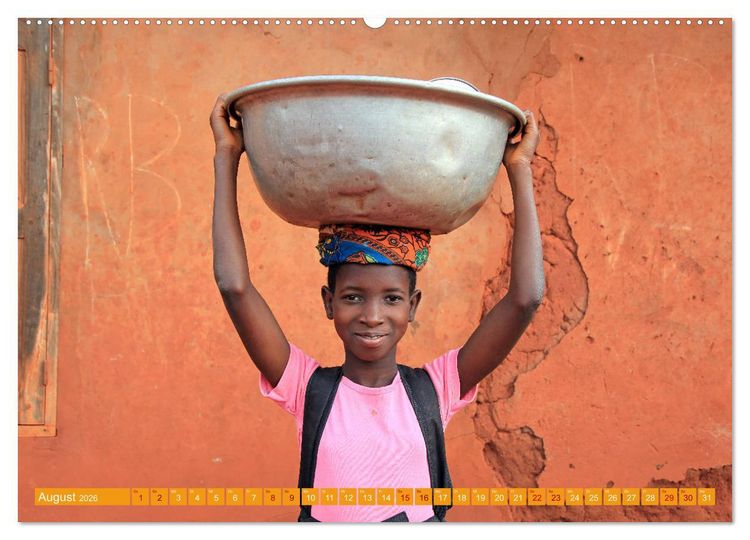 Produktbild: Westafrika Menschen 2026 (Wandkalender 2026 DIN A2 quer), CALVENDO Monatskalender