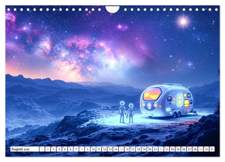 Produktbild: Sternen Nomaden (Wandkalender 2026 DIN A4 quer), CALVENDO Monatskalender