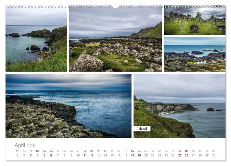 Produktbild: Erlesene Ansichten Britanniens (Wandkalender 2026 DIN A2 quer), CALVENDO Monatskalender