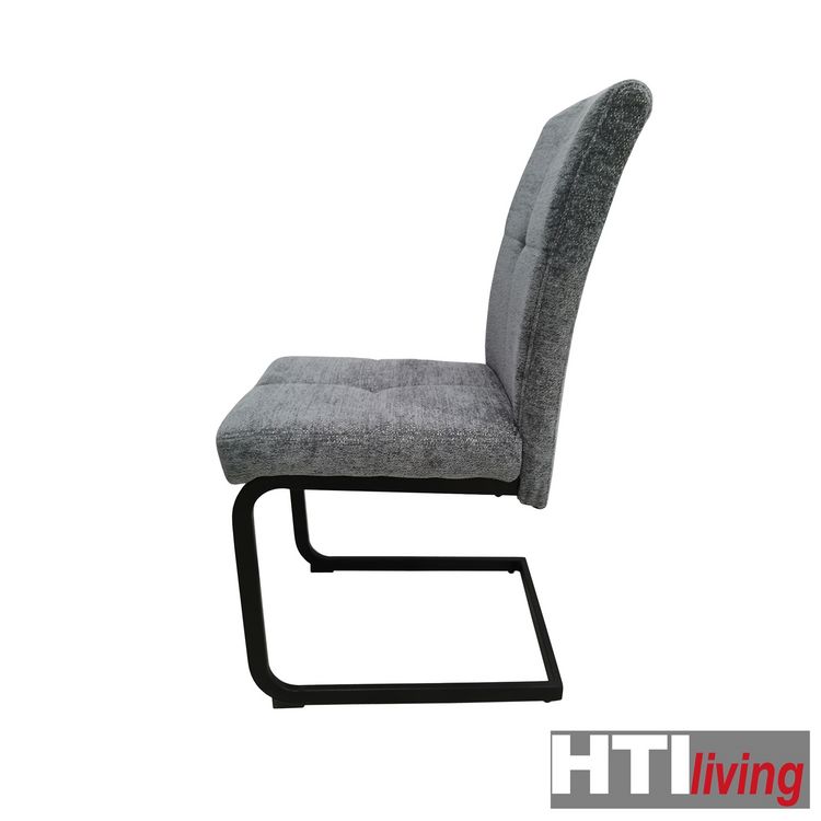 Produktbild: HTI-Living Stuhl Kinsey Grau 2er-Set Stuhl Kinsey Grau 2er-Set