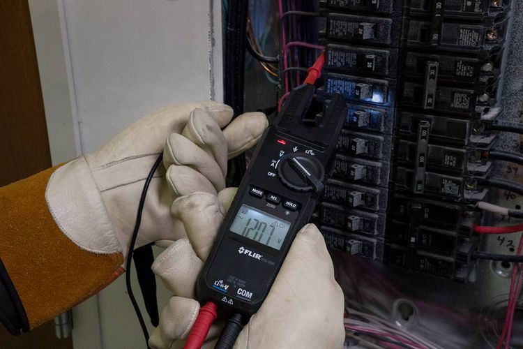 Produktbild: FLIR VT8-1000 Stromzange digital CAT IV 600 V, CAT III 1000V Anzeige (Counts): 6000