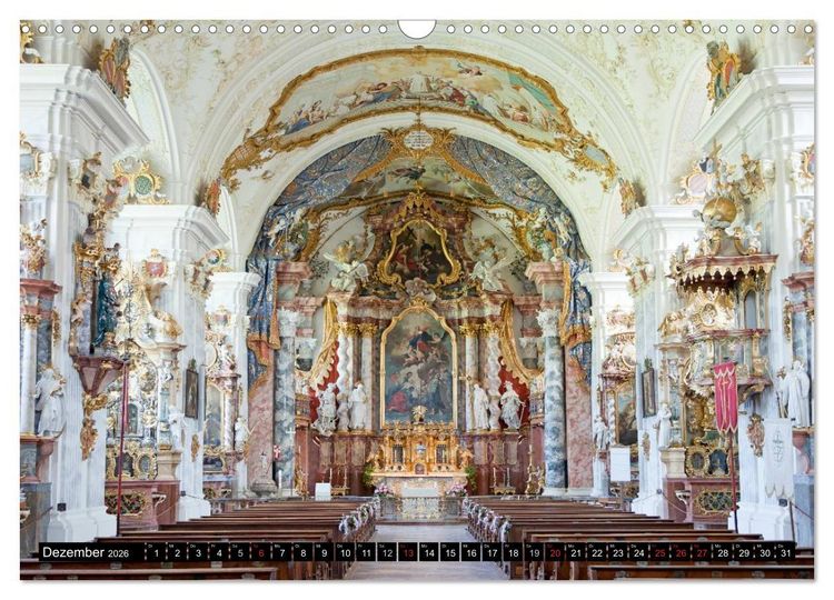 Produktbild: Gottesh&auml;user und Kathedralen (Wandkalender 2026 DIN A3 quer), CALVENDO Monatskalender