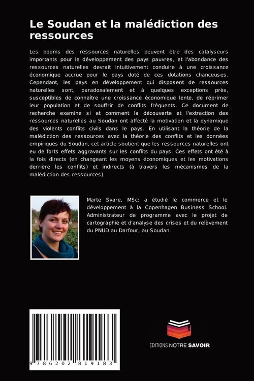 Produktbild: Le Soudan et la mal&eacute;diction des ressources