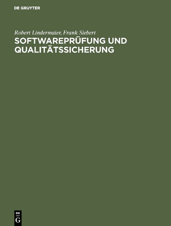 Produktbild: Softwarepr&uuml;fung und Qualit&auml;tssicherung