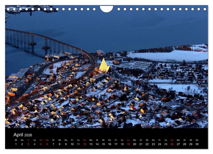 Produktbild: Wintertraum Nordnorwegen (Wandkalender 2026 DIN A4 quer), CALVENDO Monatskalender