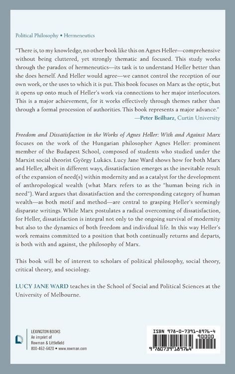 Produktbild: Freedom and Dissatisfaction in the Works of Agnes Heller
