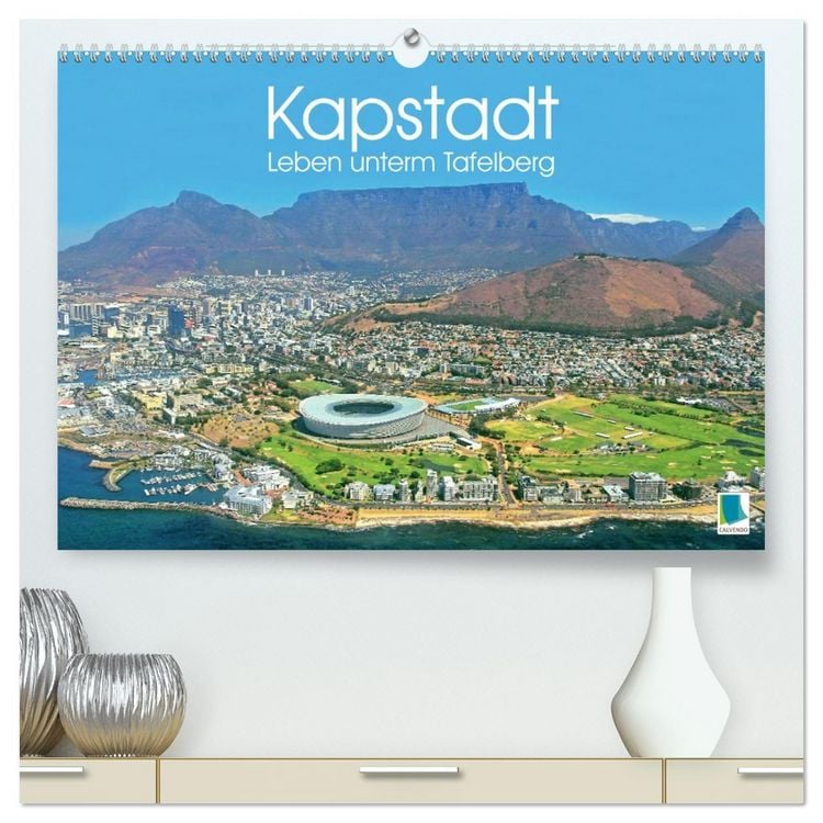 Produktbild: Kapstadt: Leben unterm Tafelberg (hochwertiger Premium Wandkalender 2026 DIN A2 quer), Kunstdruck in Hochglanz