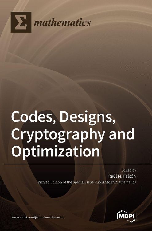 Produktbild: Codes, Designs, Cryptography and Optimization
