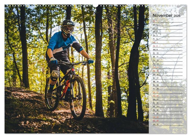 Produktbild: Mountainbike Action (Wandkalender 2026 DIN A2 quer), CALVENDO Monatskalender