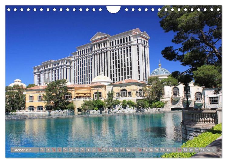 Produktbild: Las Vegas - Nevada (Wandkalender 2026 DIN A4 quer), CALVENDO Monatskalender