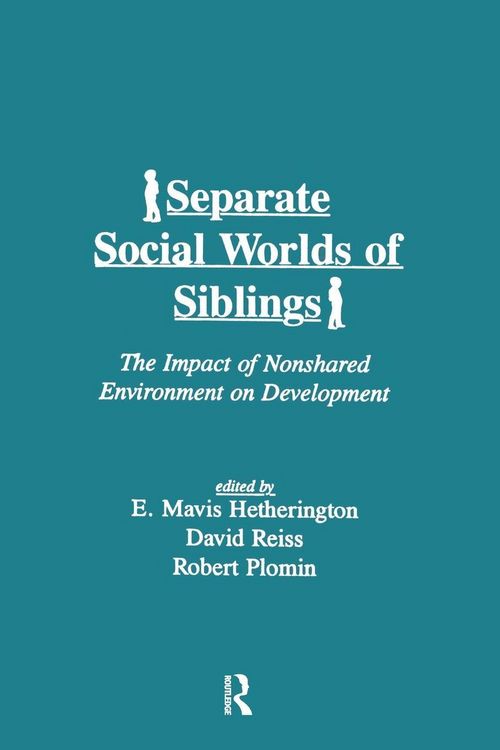 Produktbild: Separate Social Worlds of Siblings