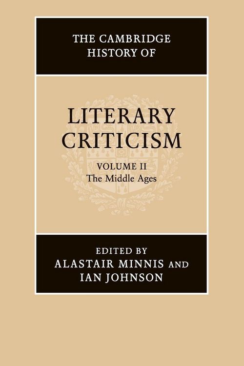 Produktbild: The Cambridge History of Literary Criticism