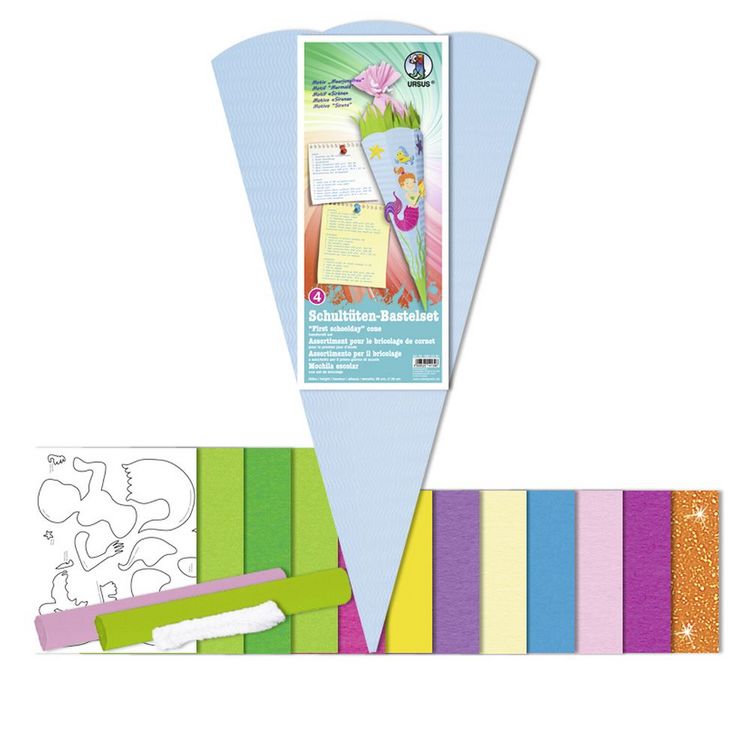 Produktbild: Schult&uuml;ten-Bastelset "Meerjungfrau"