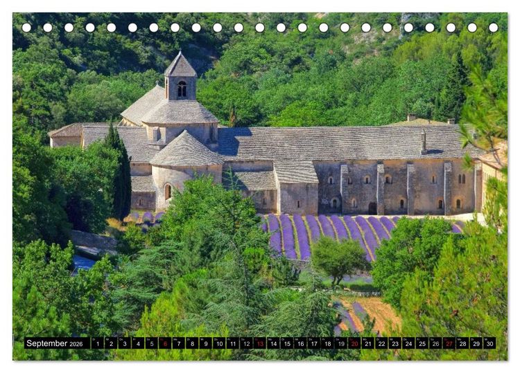 Produktbild: Verzaubernde Provence (Tischkalender 2026 DIN A5 quer), CALVENDO Monatskalender