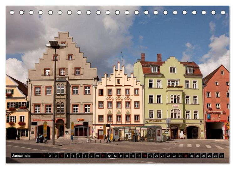 Produktbild: Regensburg - Bayern (Tischkalender 2026 DIN A5 quer), CALVENDO Monatskalender