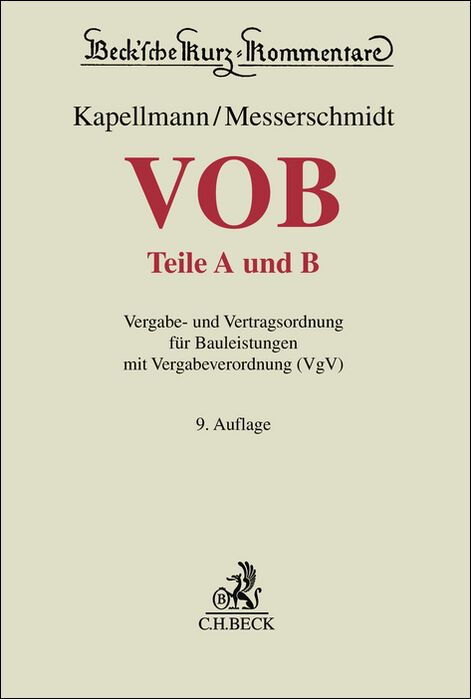 Produktbild: VOB Teile A und B