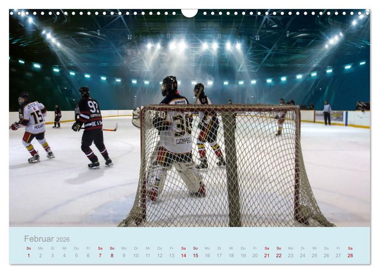 Produktbild: Eishockey! Schneller, h&auml;rter, das Powergame! (Wandkalender 2026 DIN A3 quer), CALVENDO Monatskalender