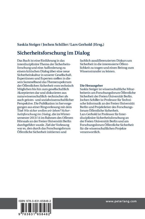 Produktbild: Sicherheitsforschung im Dialog