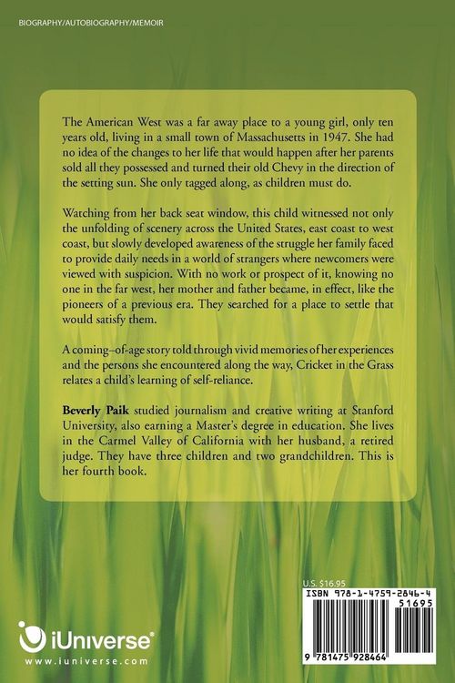 Produktbild: Cricket in the Grass