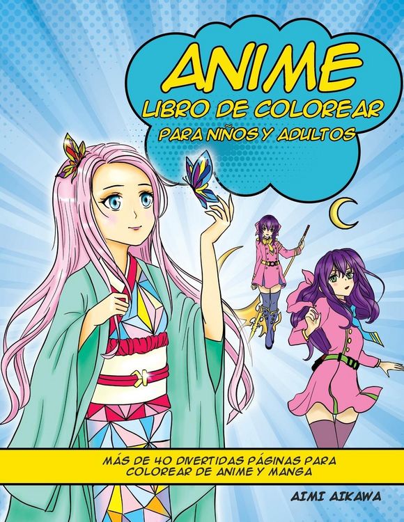 Produktbild: Anime libro de colorear para ni&ntilde;os y adultos