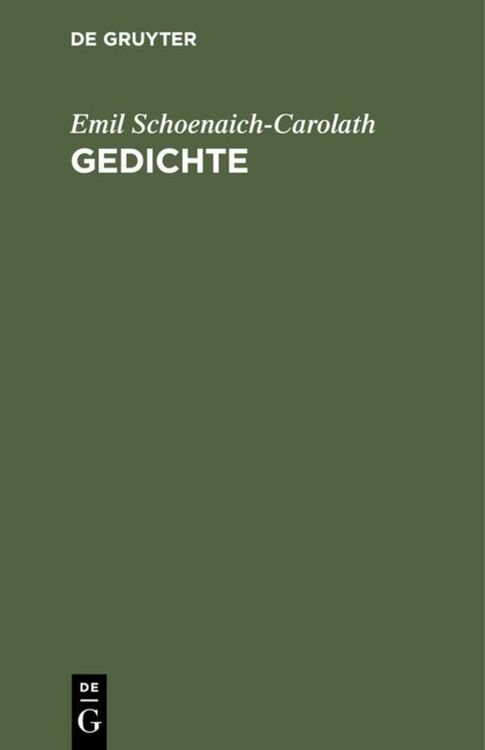 Produktbild: Gedichte
