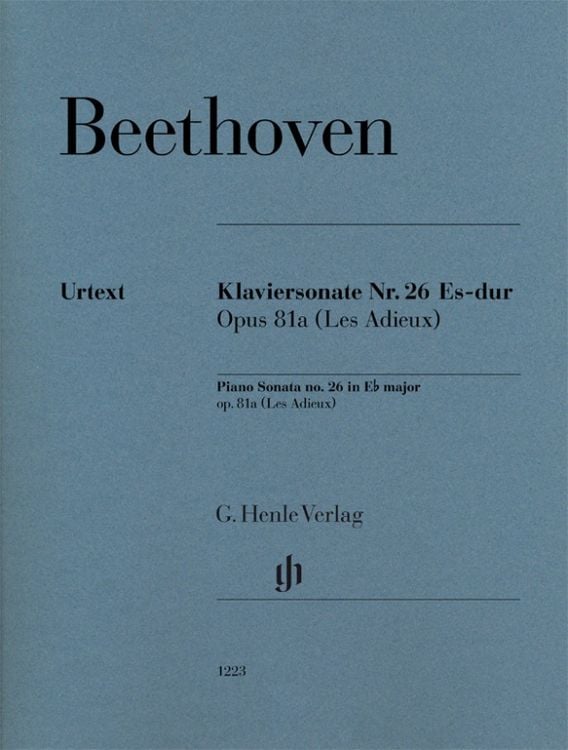 Produktbild: Ludwig van Beethoven - Klaviersonate Nr. 26 Es-dur op. 81a (Les Adieux)