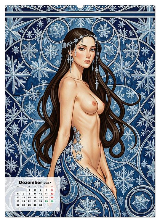 Produktbild: Entbl&ouml;&szlig;te Epochen &ndash; Art Nouveau (Wandkalender 2027 DIN A2 hoch), CALVENDO Monatskalender