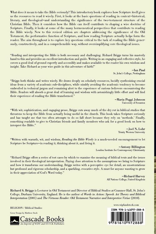 Produktbild: Reading the Bible Wisely