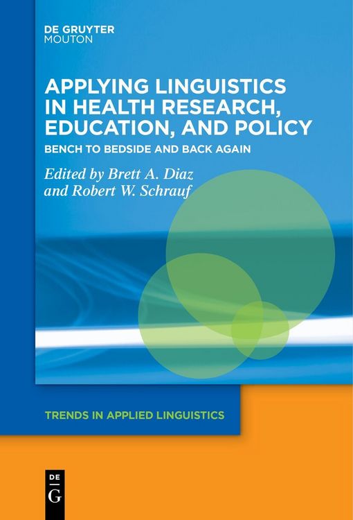Produktbild: Applying Linguistics in Health Research, Education, and Policy