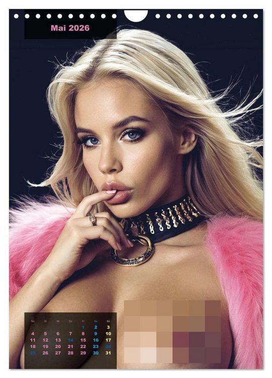 Produktbild: Blonde Girls typisch pink (Wandkalender 2026 DIN A4 hoch), CALVENDO Monatskalender